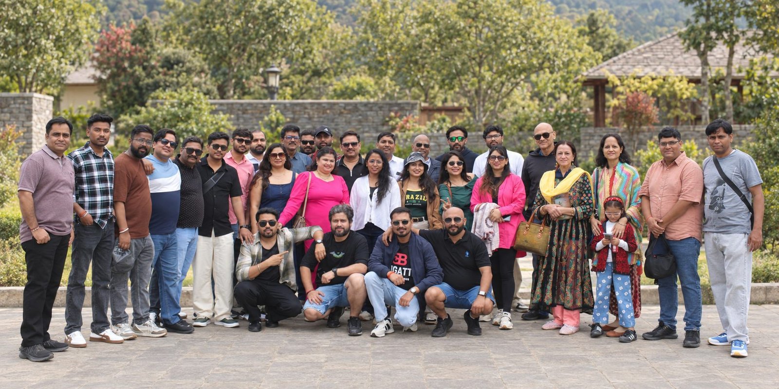 The Indus team — CEO, senior management, head-office staff, managers and trainers